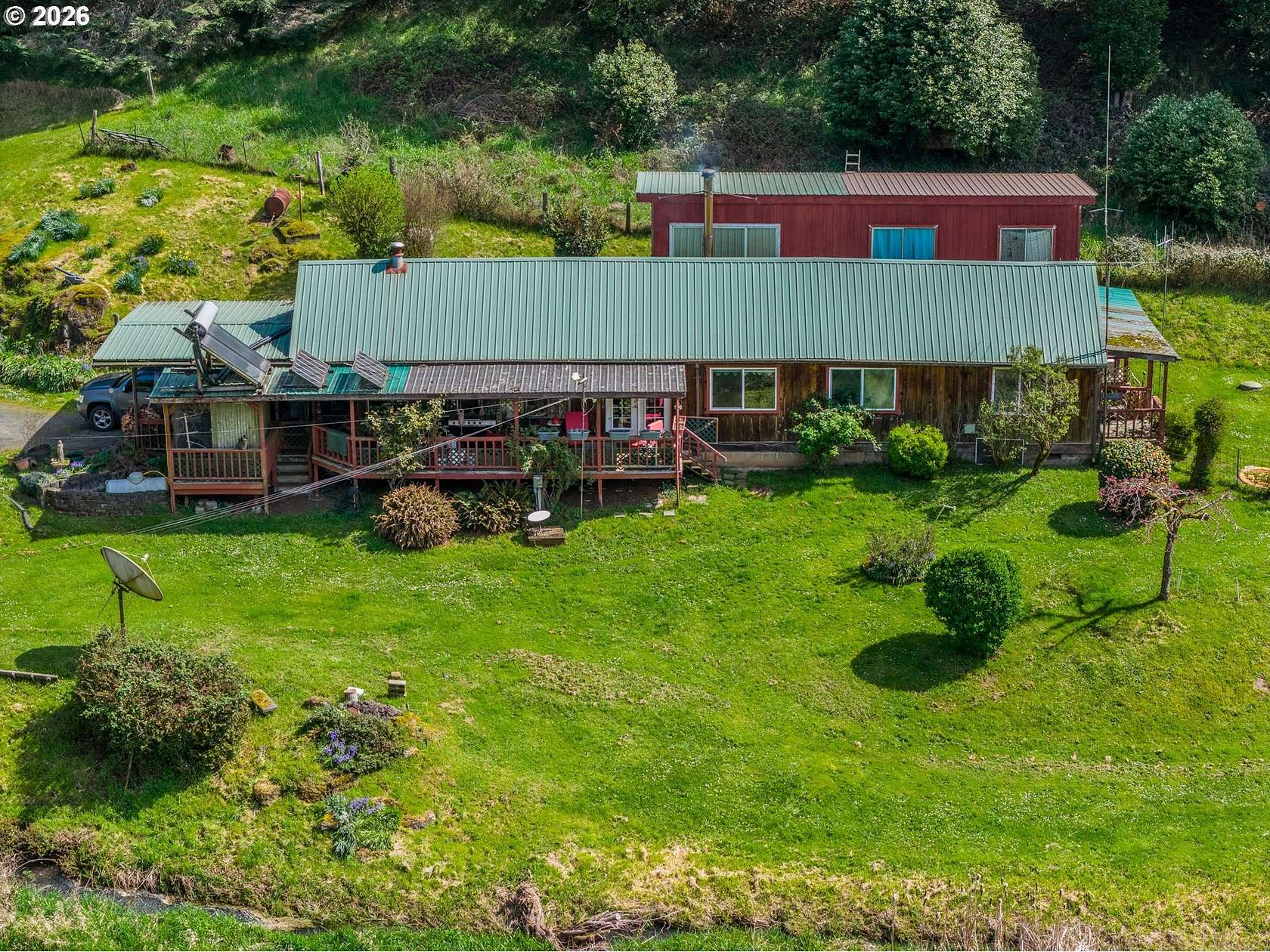 13.8 Acres of Land with Home for Sale in Coquille, Oregon
