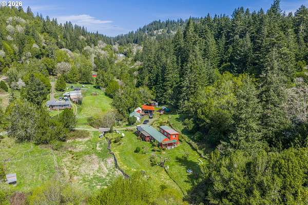 13.8 Acres of Land with Home for Sale in Coquille, Oregon