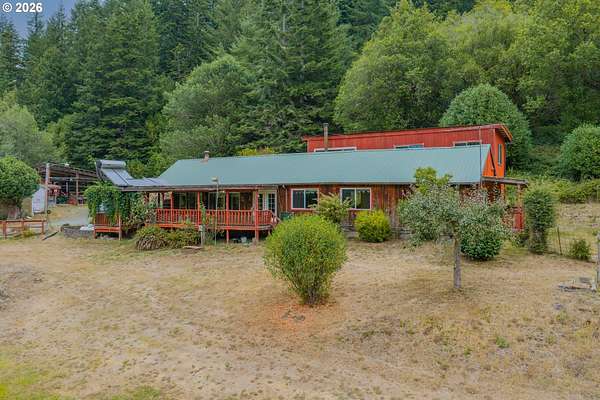 13.8 Acres of Land with Home for Sale in Coquille, Oregon