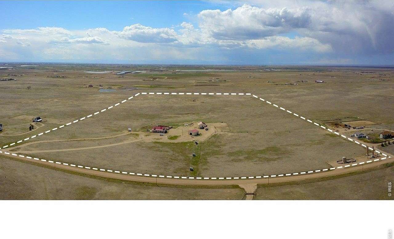 79 Acres of Land with Home for Sale in Galeton, Colorado