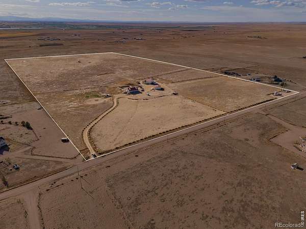 79 Acres of Land with Home for Sale in Galeton, Colorado