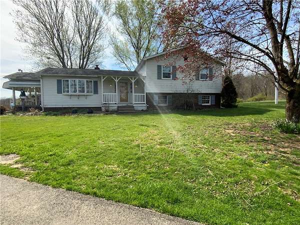 3.5 Acres of Land with Home for Sale in Claysville, Pennsylvania