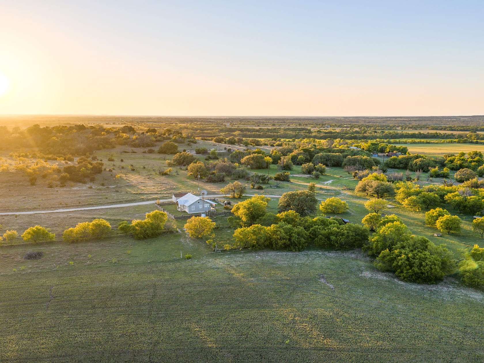 164 Acres of Land with Home for Sale in Gustine, Texas