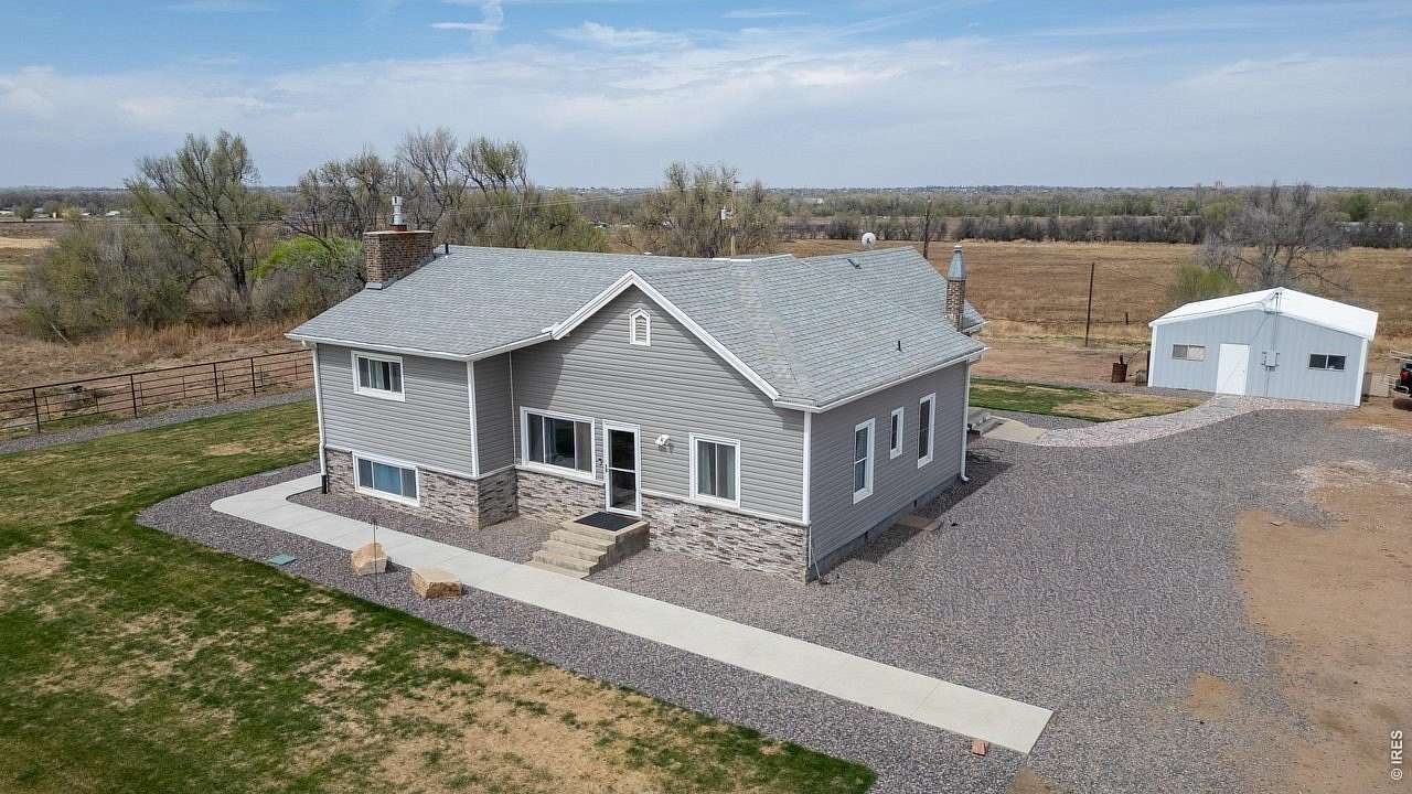 19.5 Acres of Land with Home for Sale in La Salle, Colorado