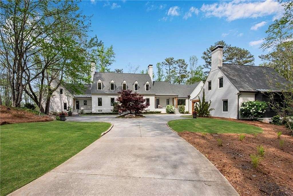 6.22 Acres of Land with Home for Sale in Roswell, Georgia