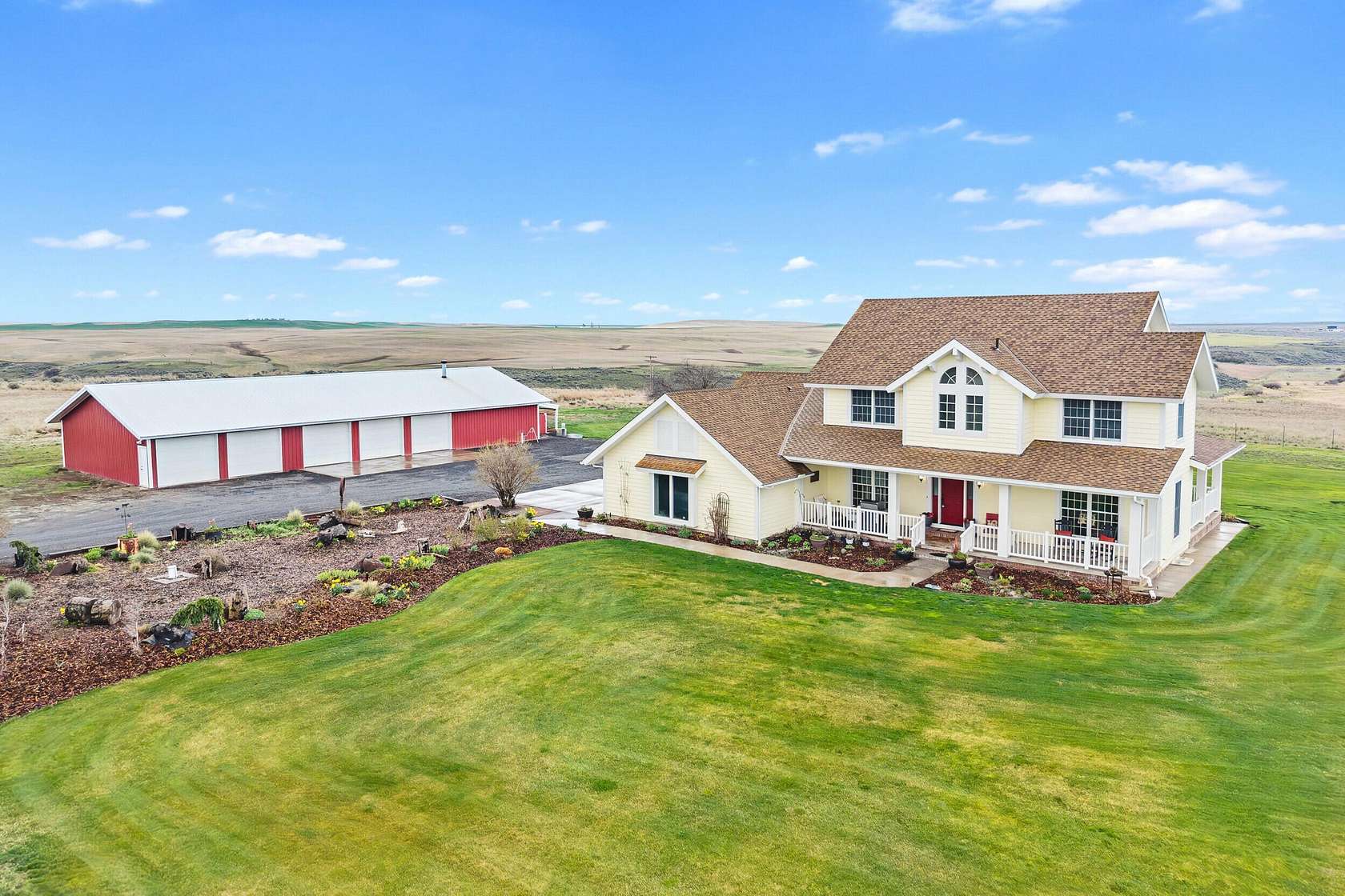 170 Acres of Agricultural Land with Home for Sale in Davenport, Washington