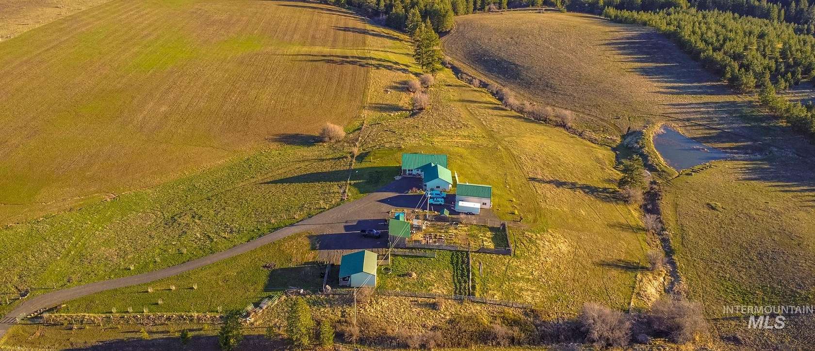 40.8 Acres of Land with Home for Sale in Lenore, Idaho