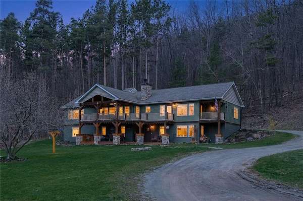 27.6 Acres of Recreational Land with Home for Sale in Naples, New York