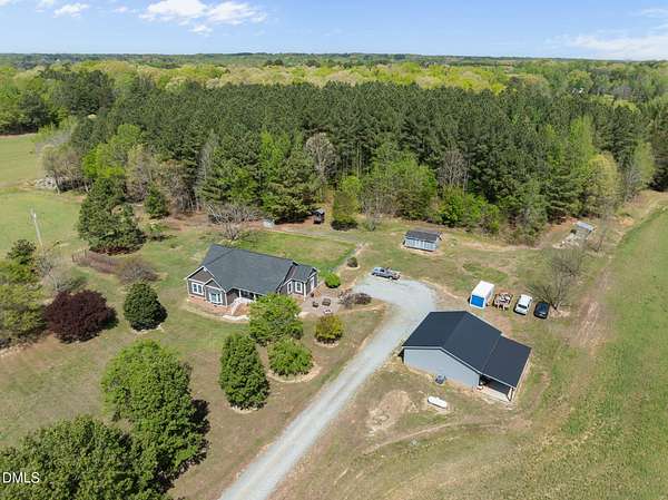 45 Acres of Agricultural Land with Home for Sale in Roxboro, North Carolina