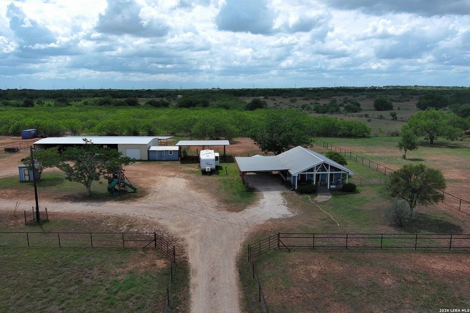 19.5 Acres of Land with Home for Sale in Seguin, Texas