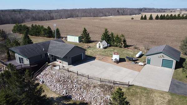 3 Acres of Land with Home for Sale in Antigo, Wisconsin