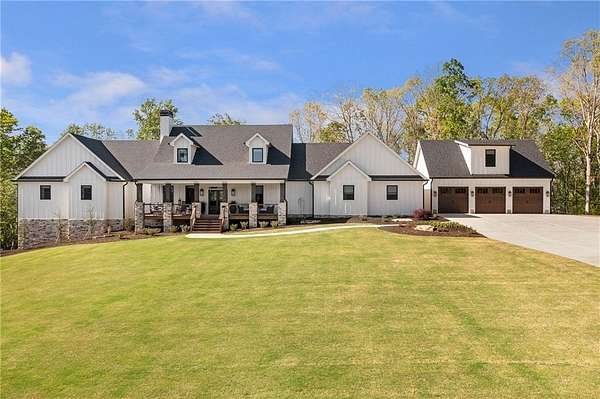 7.35 Acres of Land with Home for Sale in Canton, Georgia