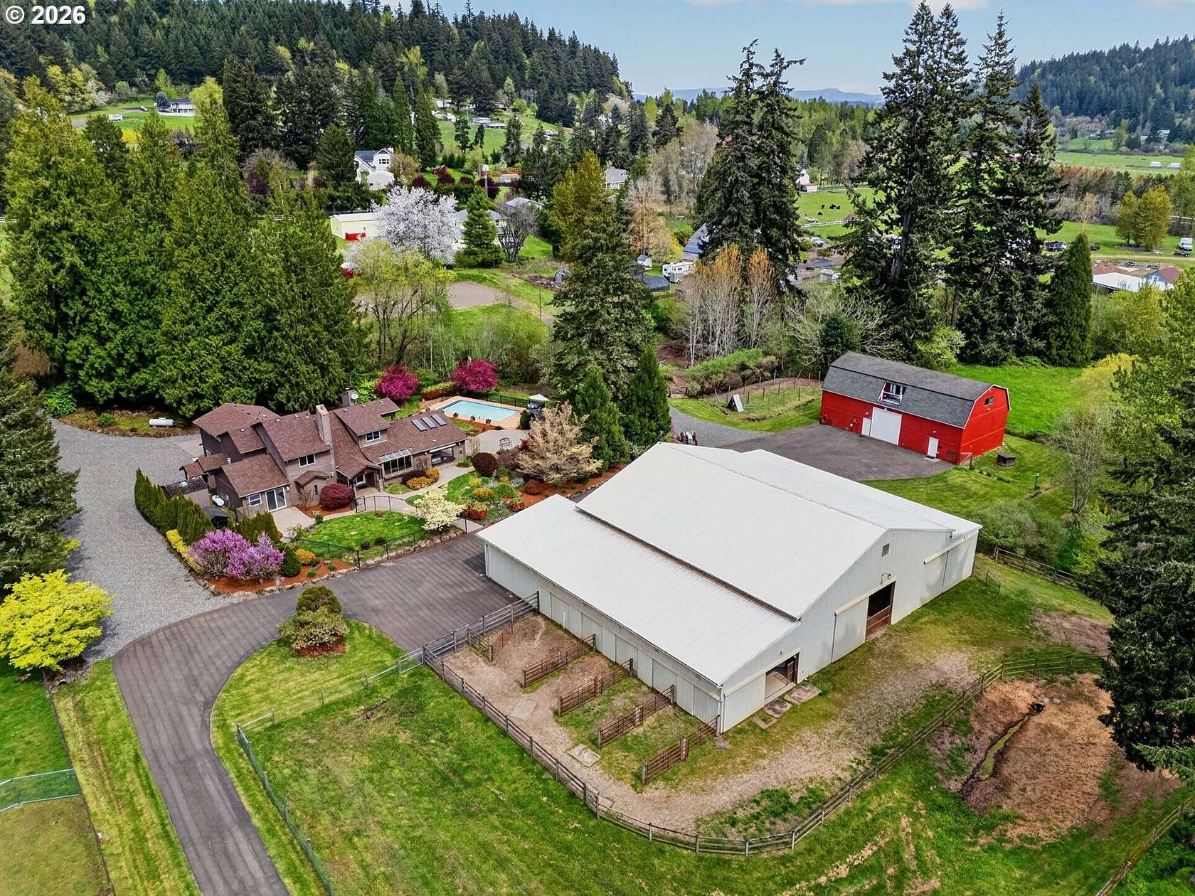 6.7 Acres of Land with Home for Sale in Damascus, Oregon