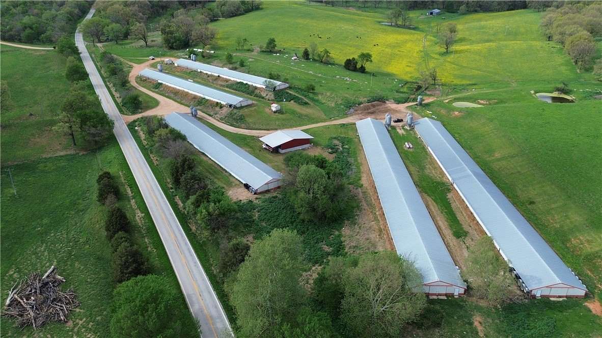 14 Acres of Land with Home for Sale in Green Forest, Arkansas