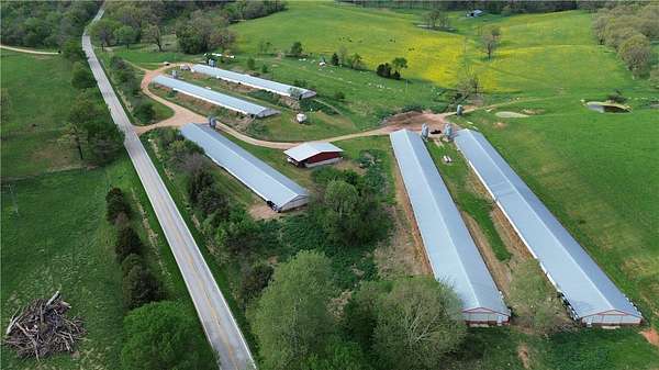 14 Acres of Land with Home for Sale in Green Forest, Arkansas