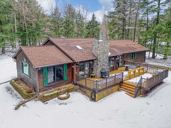 2.1 Acres of Land with Home for Sale in Three Lakes, Wisconsin