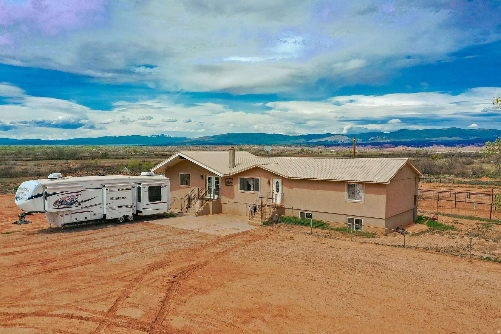 6 Acres of Land with Home for Sale in Lapoint, Utah