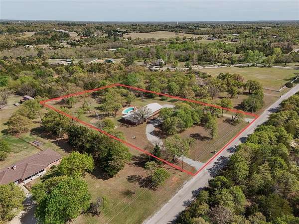 2.5 Acres of Land with Home for Sale in Harrah, Oklahoma
