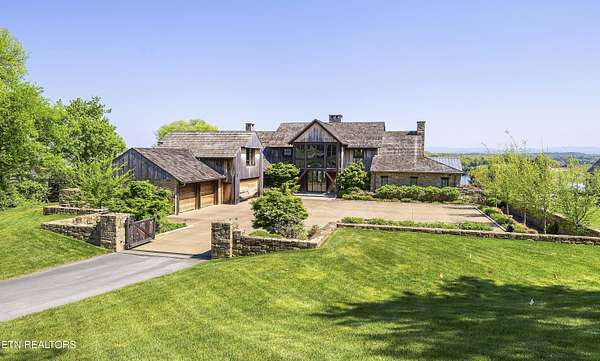 8.26 Acres of Land with Home for Sale in Knoxville, Tennessee