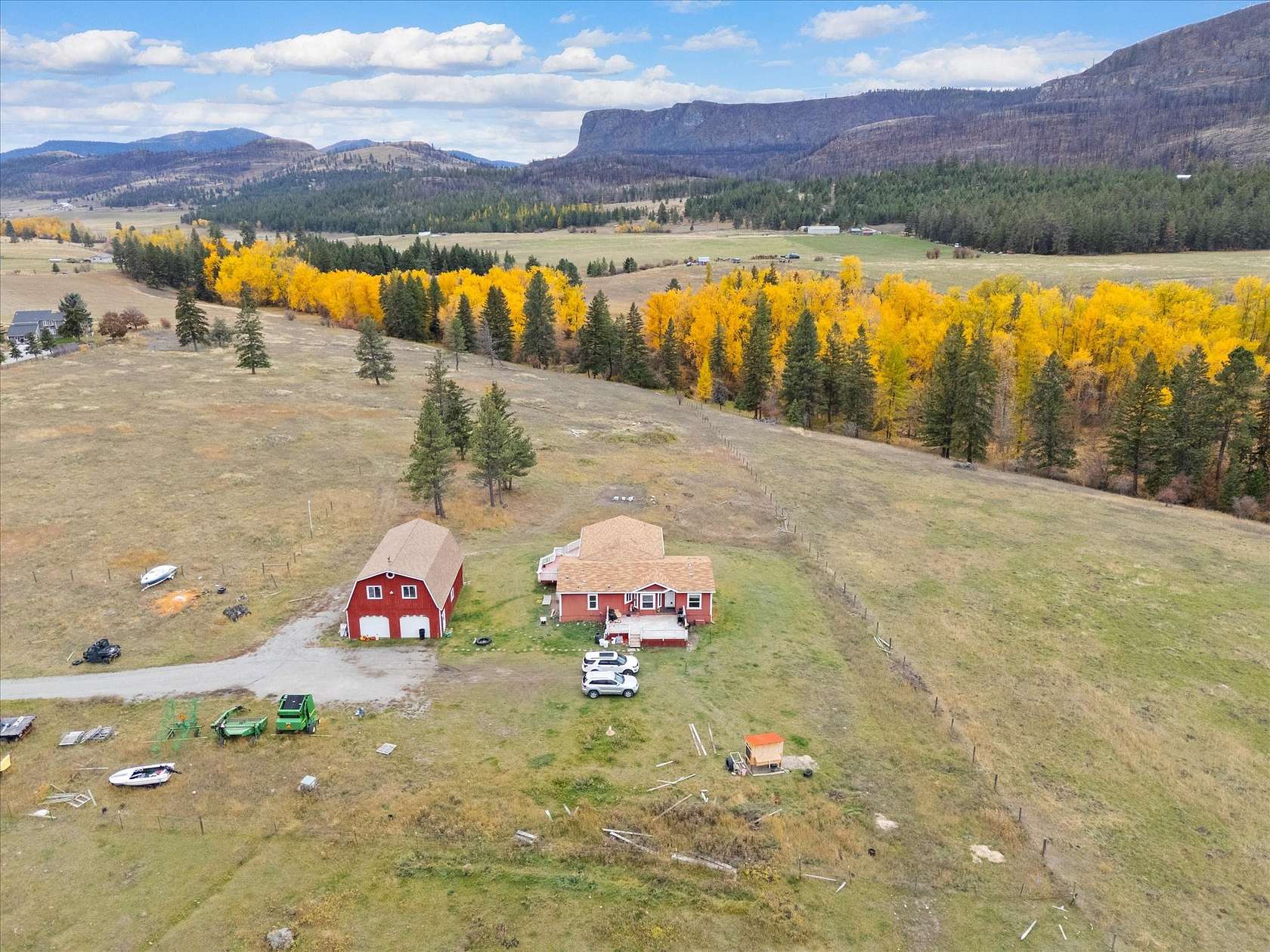 31.9 Acres of Land with Home for Sale in Proctor, Montana