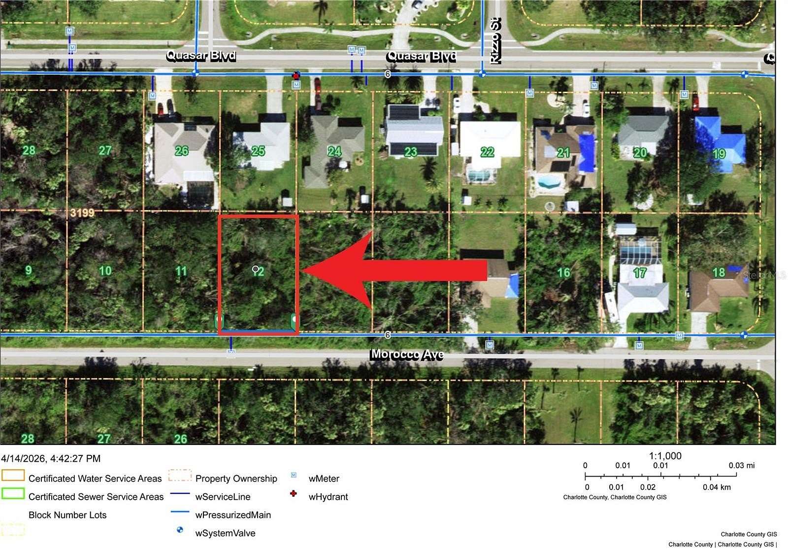 0.23 Acres of Residential Land for Sale in Port Charlotte, Florida