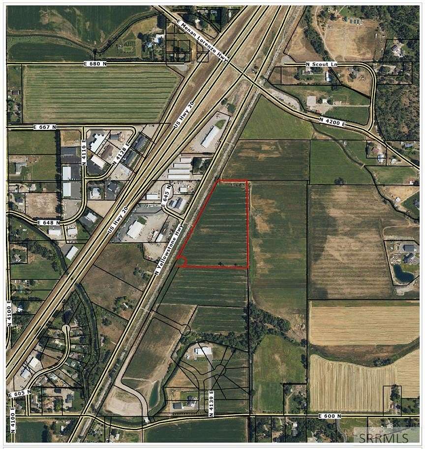 13.5 Acres of Mixed-Use Land for Sale in Rigby, Idaho