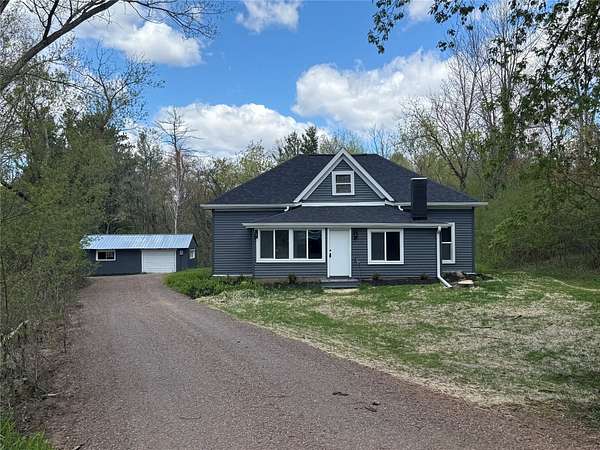 3 Acres of Land with Home for Sale in Shell Lake, Wisconsin