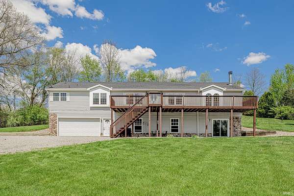 5.17 Acres of Land with Home for Sale in Roanoke, Indiana