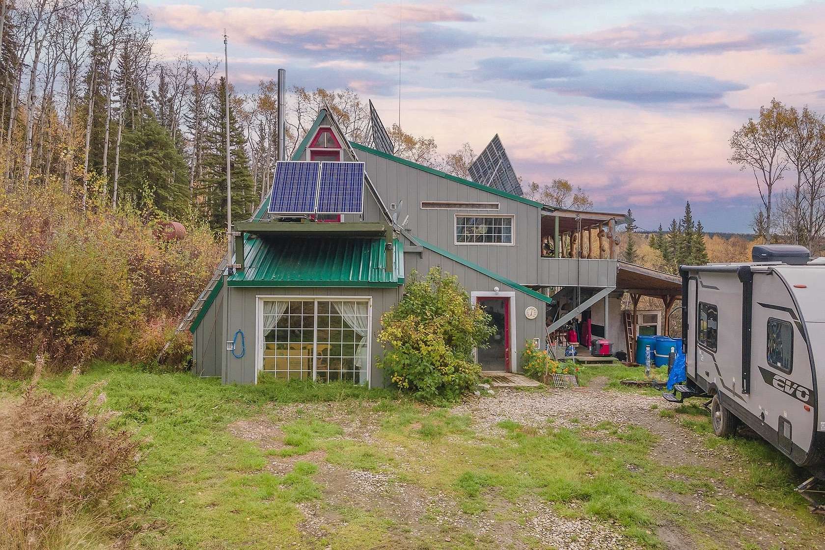 9 Acres of Land with Home for Sale in Fairbanks, Alaska