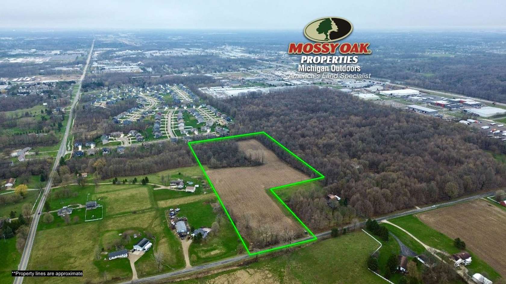 13.7 Acres of Land for Sale in Byron Center, Michigan