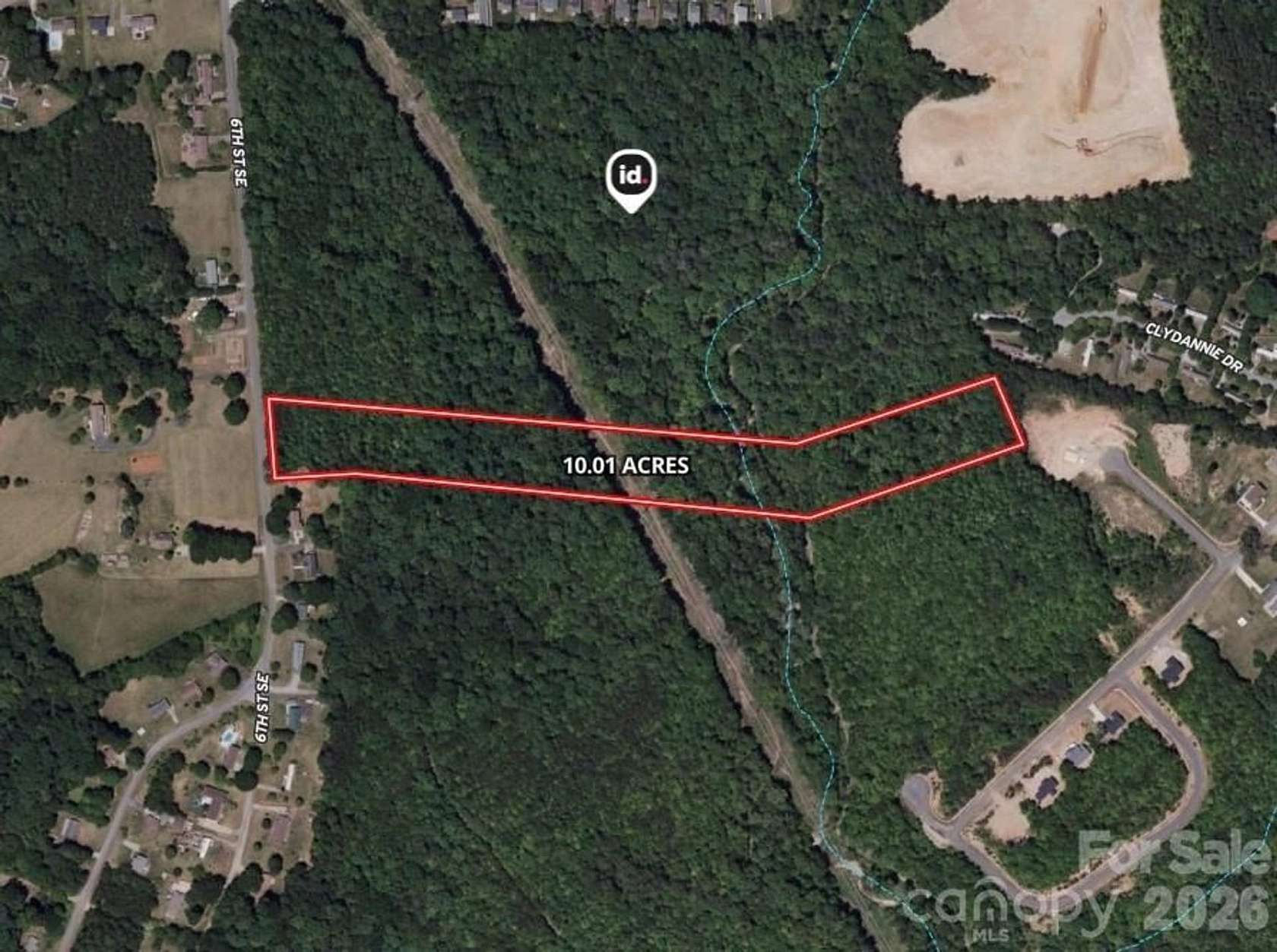 10 Acres of Recreational Land for Sale in Hickory, North Carolina
