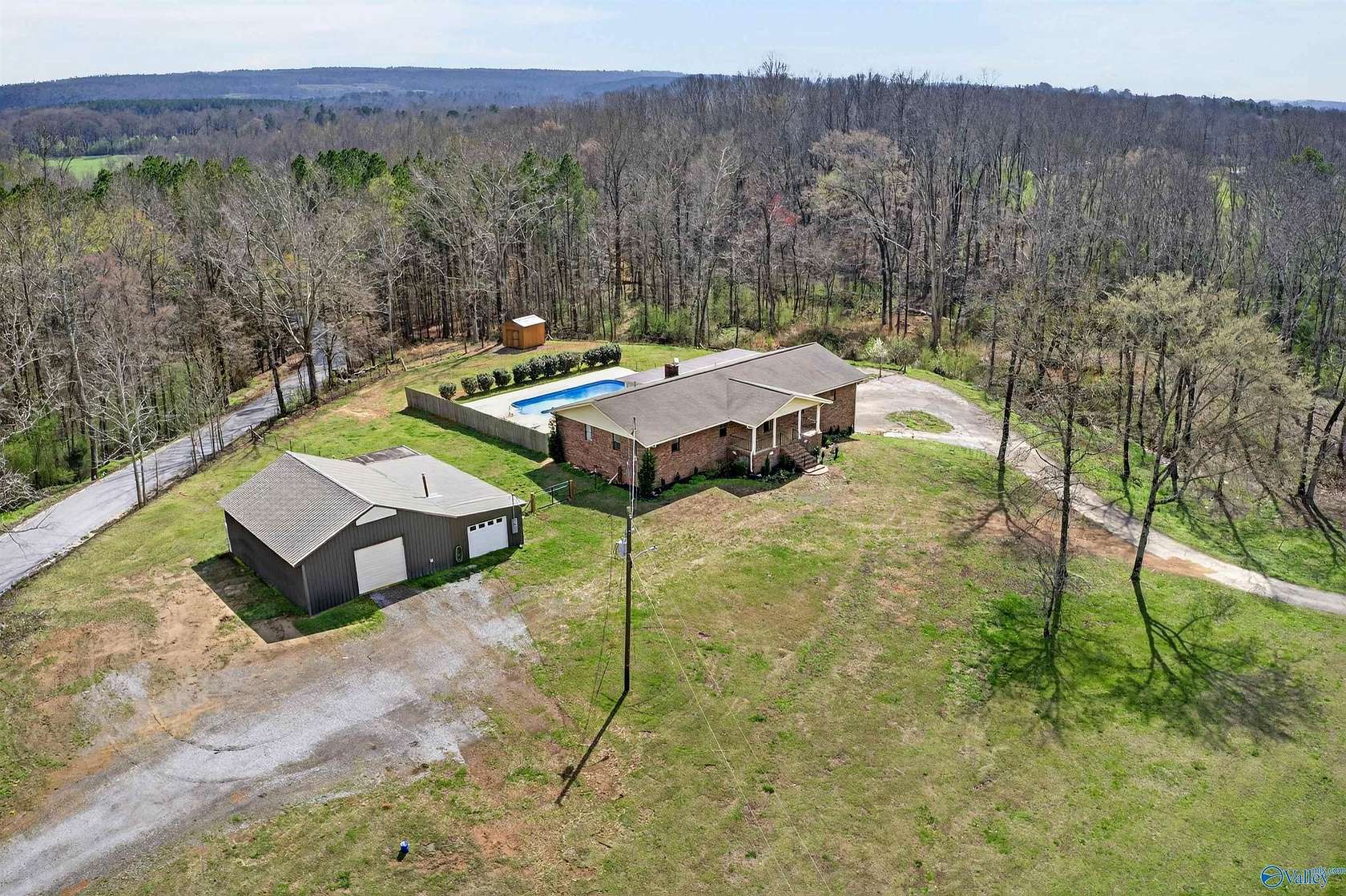 8.15 Acres of Land with Home for Sale in Altoona, Alabama