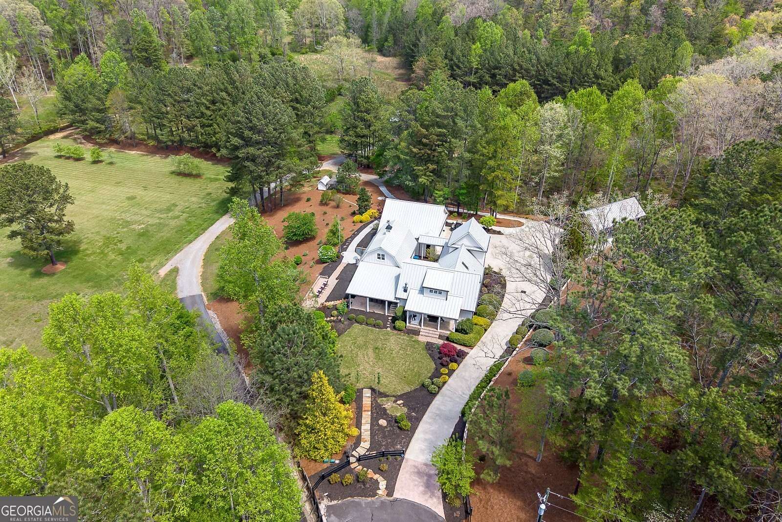 12.4 Acres of Land with Home for Sale in Canton, Georgia