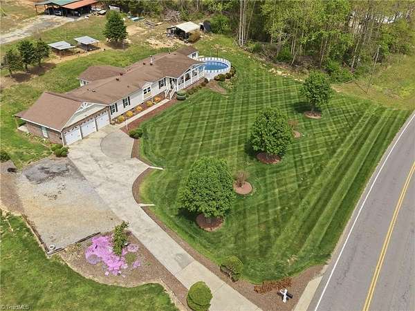 3 Acres of Land with Home for Sale in Boomer, North Carolina