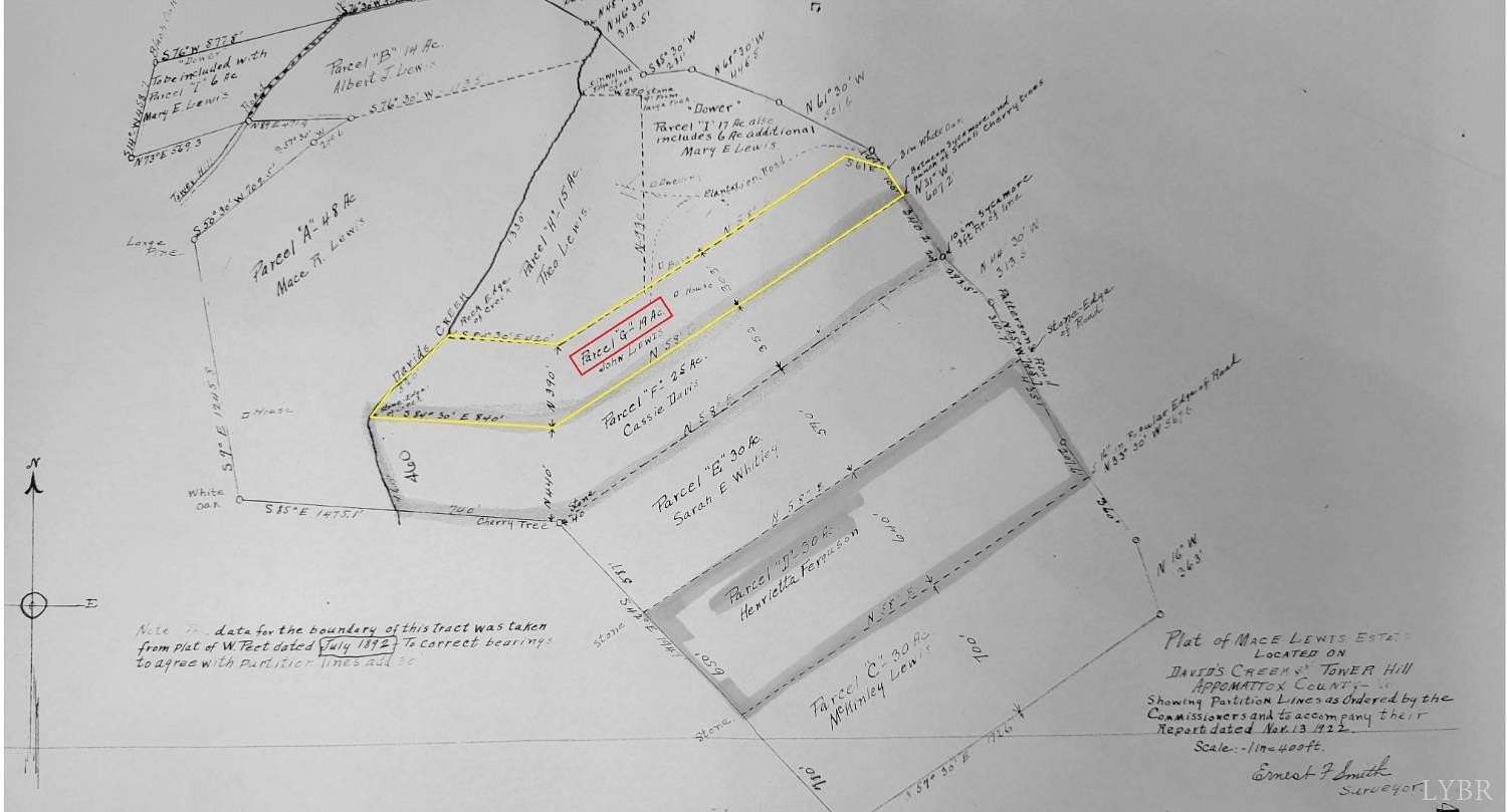 19 Acres of Recreational & Residential Land for Sale in Appomattox, Virginia