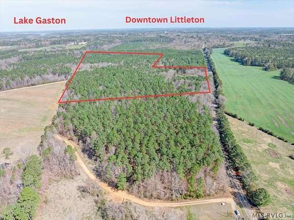 22 Acres of Land with Home for Sale in Littleton, North Carolina