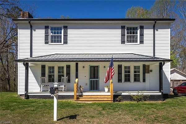 3.5 Acres of Land with Home for Sale in East Bend, North Carolina