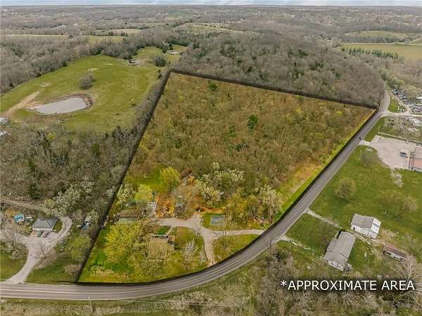 40 Acres of Recreational Land with Home for Sale in Excelsior Springs, Missouri