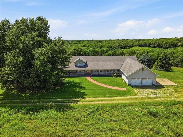 222 Acres of Land with Home for Sale in Easton, Kansas