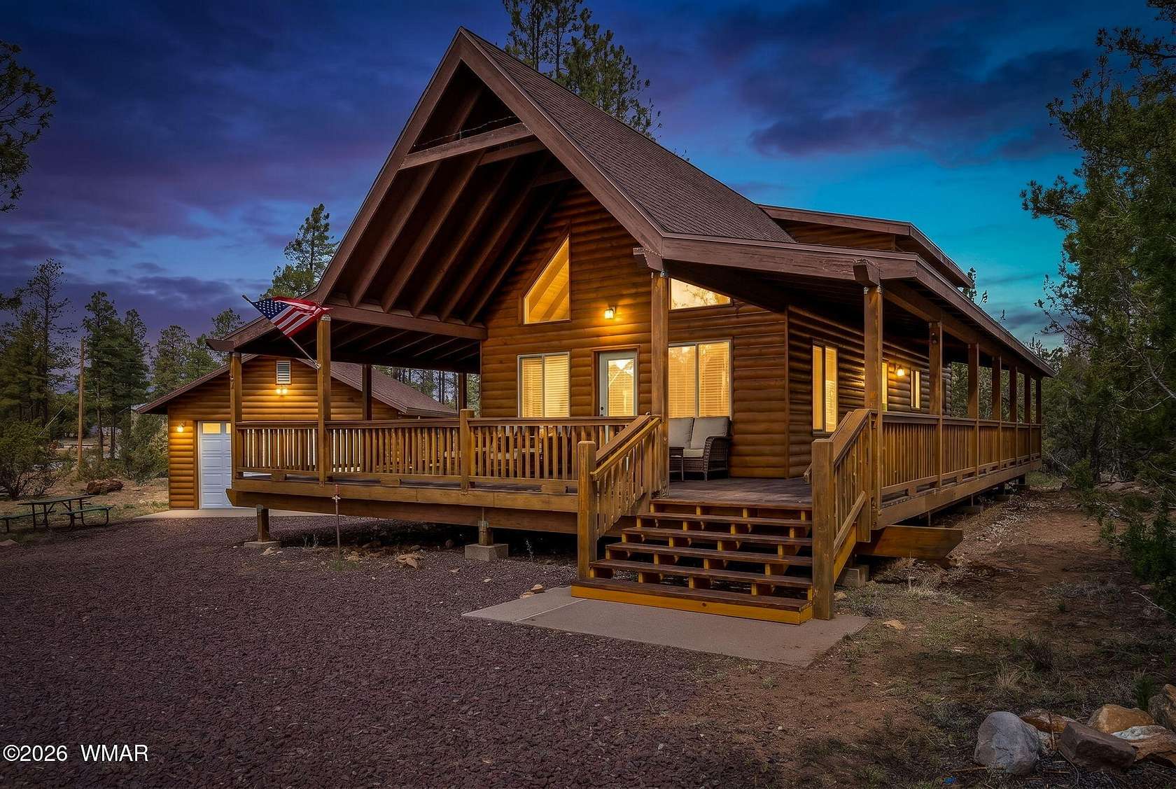 2 Acres of Land with Home for Sale in Overgaard, Arizona