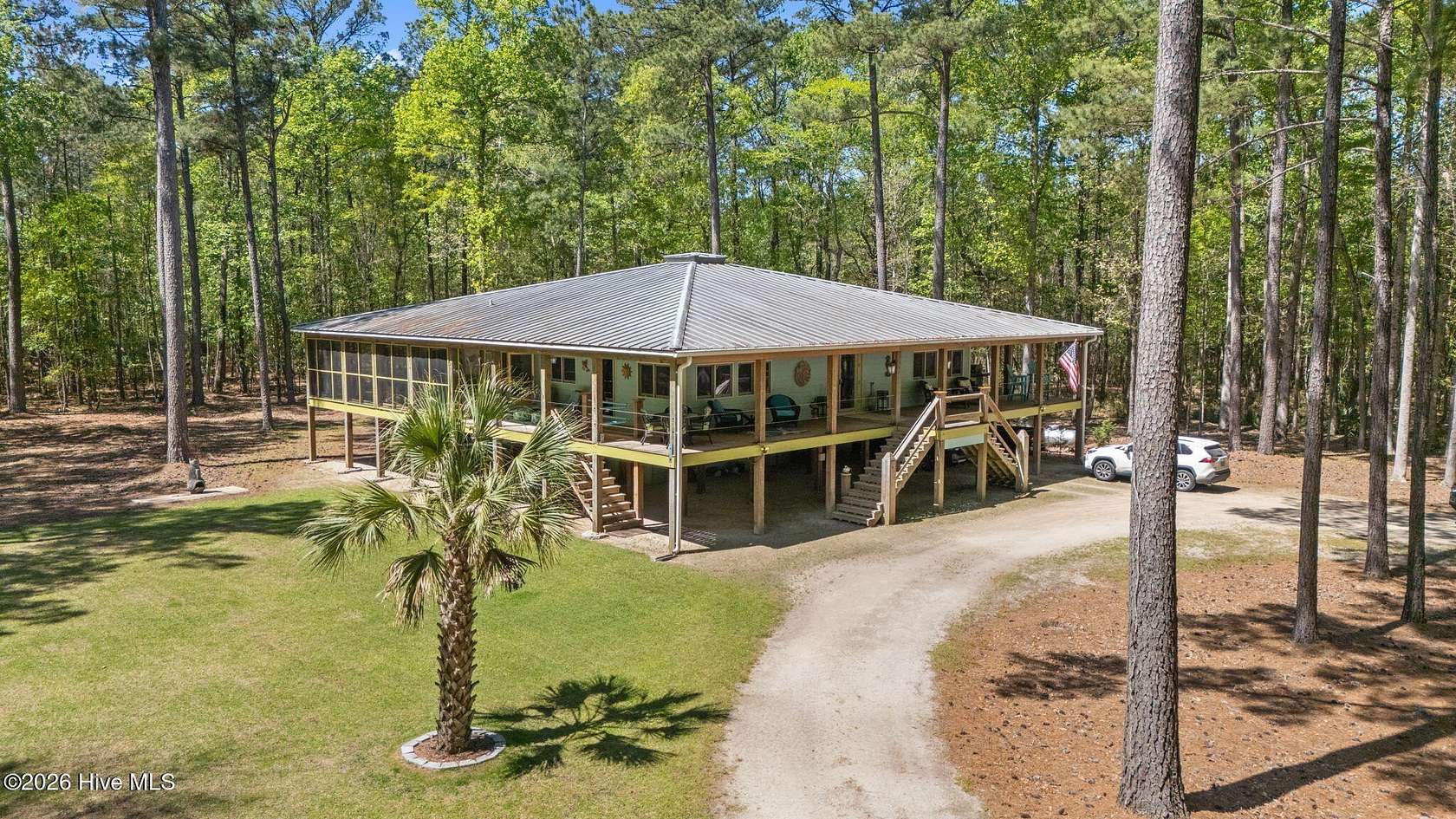 11.5 Acres of Land with Home for Sale in Merritt, North Carolina