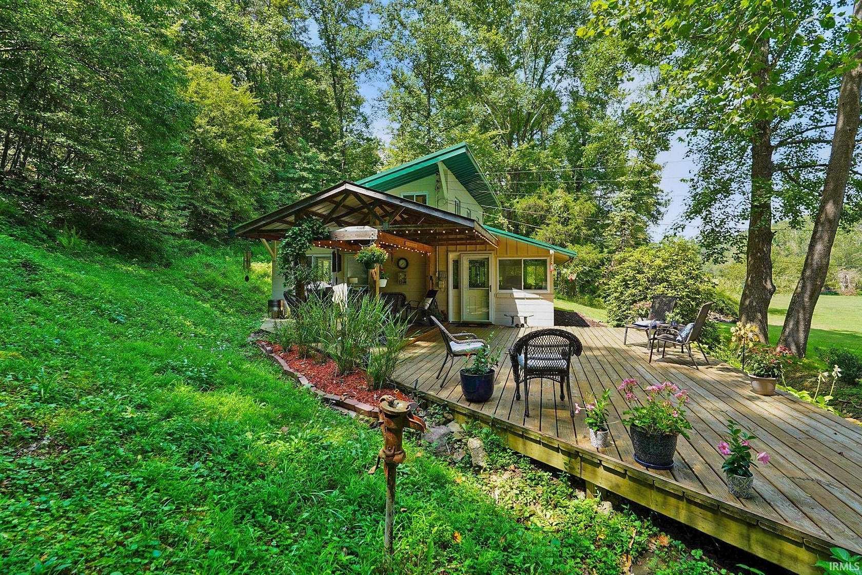 8 Acres of Land with Home for Sale in Nashville, Indiana