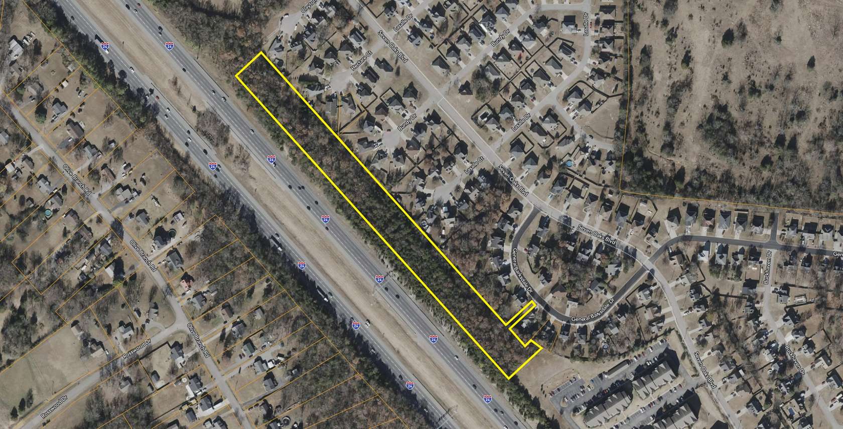 5 Acres of Residential Land for Auction in Smyrna, Tennessee