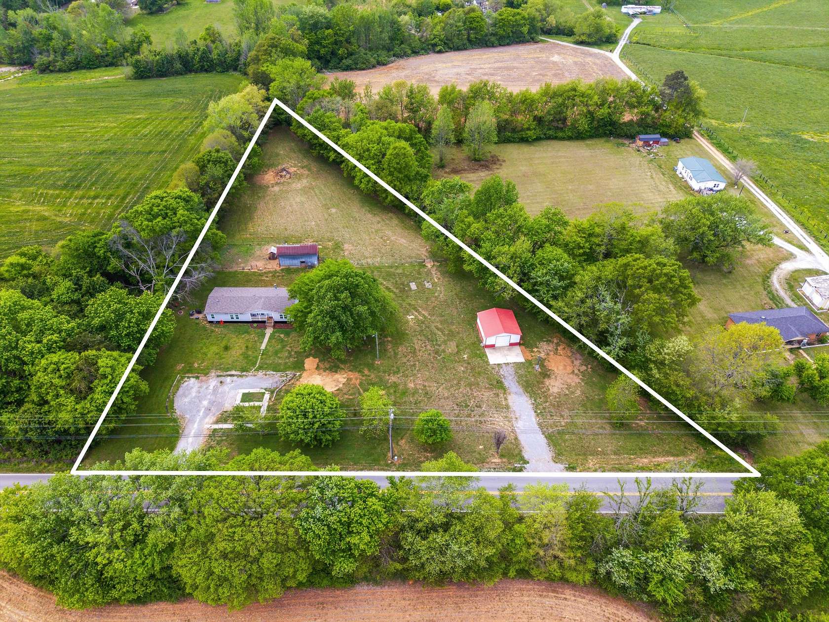 2.45 Acres of Land with Home for Sale in Flintville, Tennessee