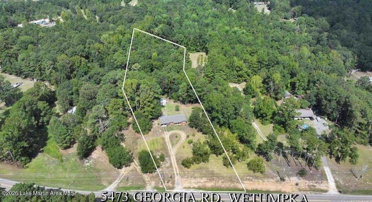 5 Acres of Land with Home for Sale in Wetumpka, Alabama
