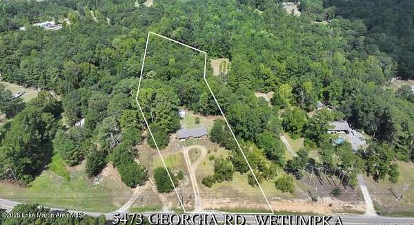 5 Acres of Land with Home for Sale in Wetumpka, Alabama