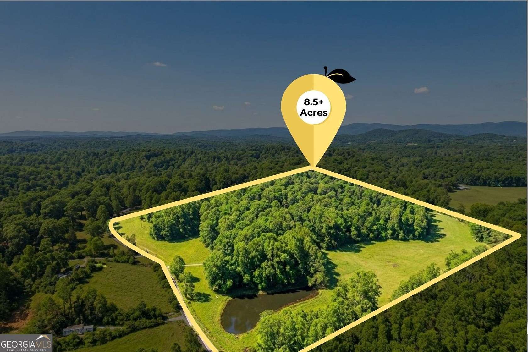8.55 Acres of Land with Home for Sale in Dahlonega, Georgia
