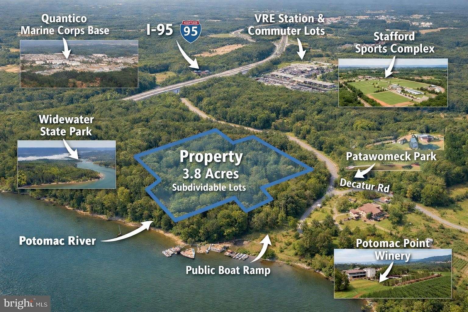 3.8 Acres of Residential Land for Sale in Stafford, Virginia