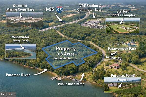 3.8 Acres of Residential Land for Sale in Stafford, Virginia