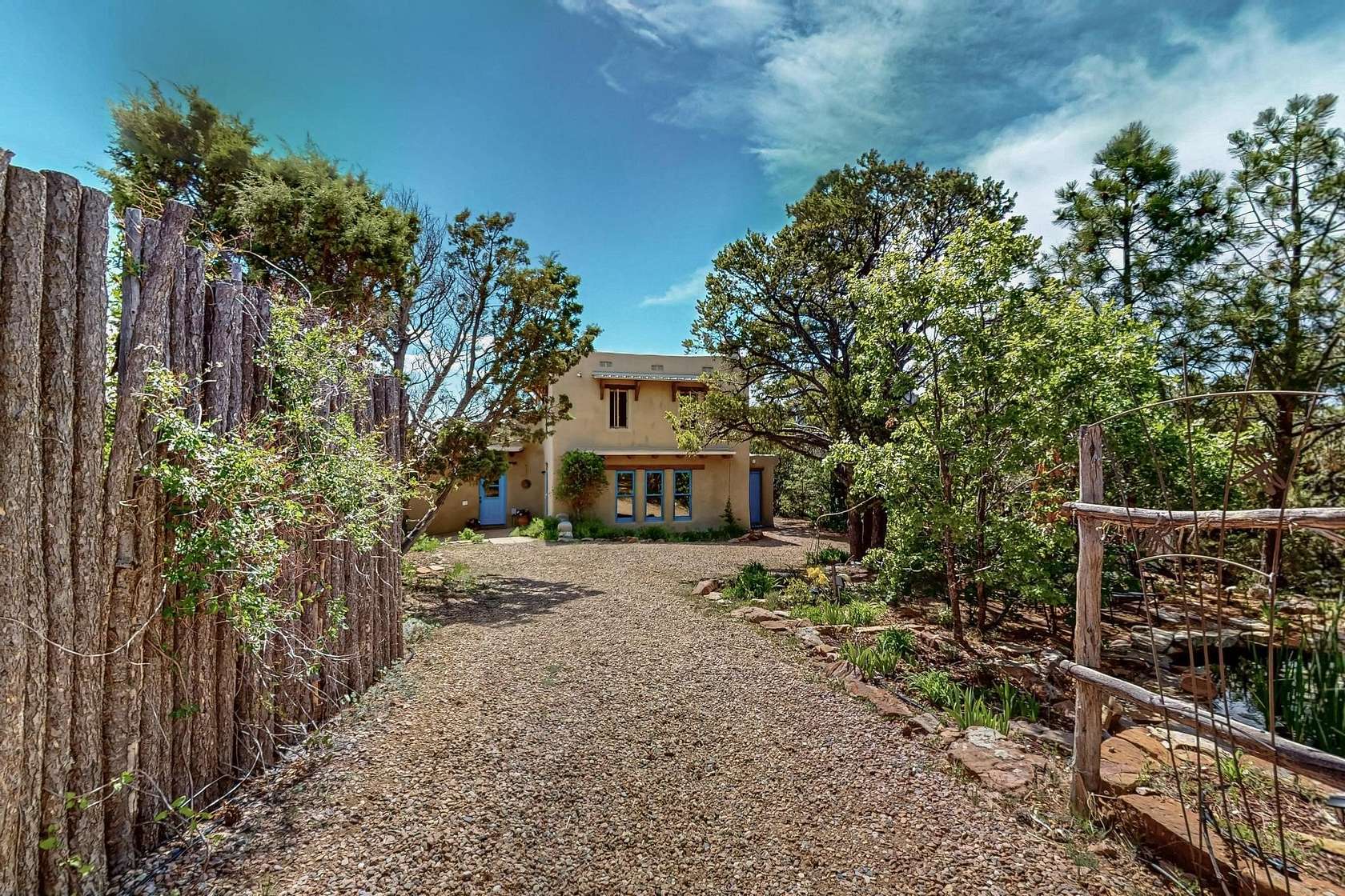 5 Acres of Land with Home for Sale in Santa Fe, New Mexico